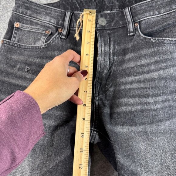 AE Men’s AirFlex 360 Patched Slim Jean Size 32x34 in Black Blaze - Picture 7 of 14